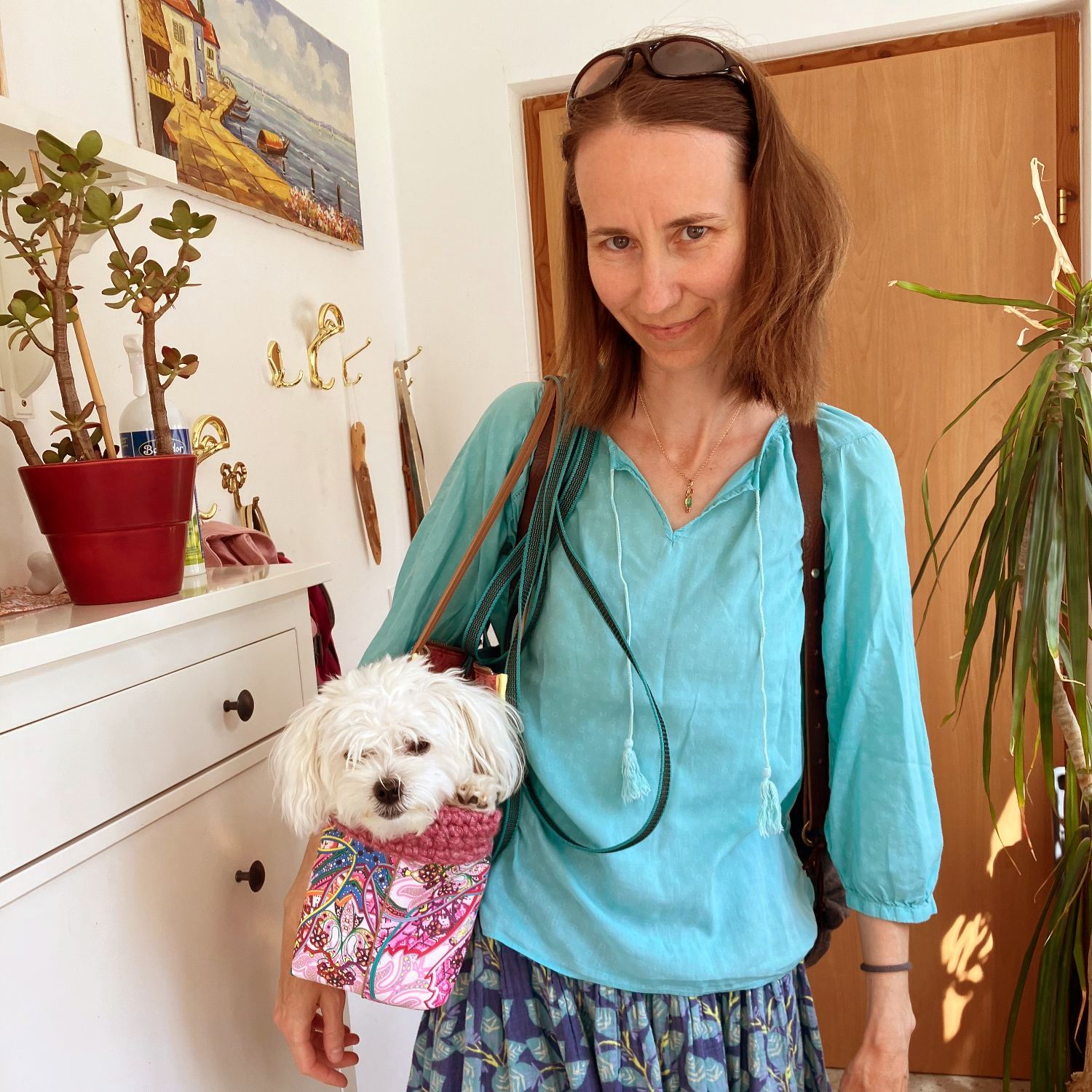 Verena with Lucy at sweet home Administration-Supervisor
